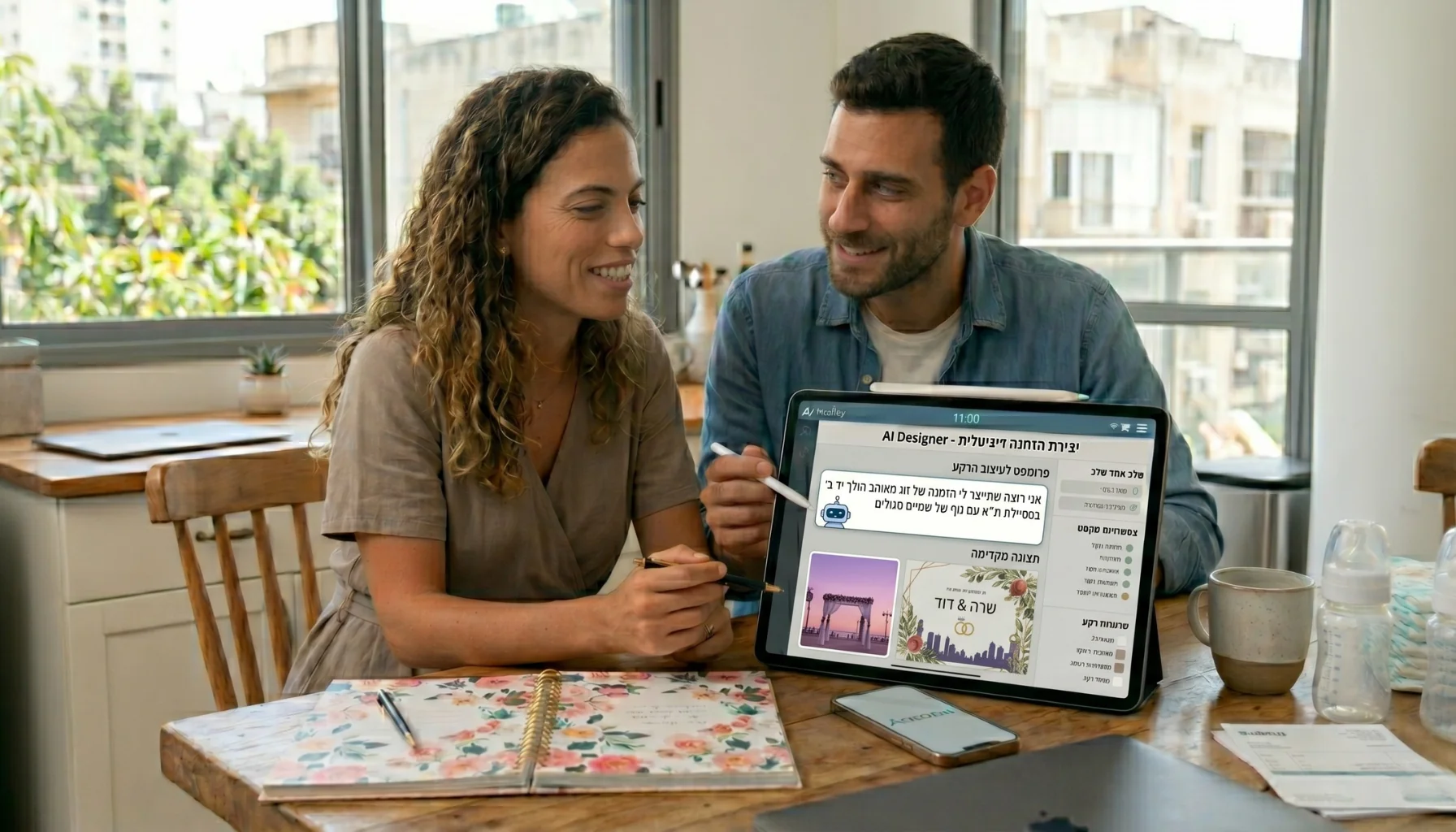 העתיד כבר כאן: איך לעצב הזמנה דיגיטלית לחתונה באמצעות בינה מלאכותית (AI)